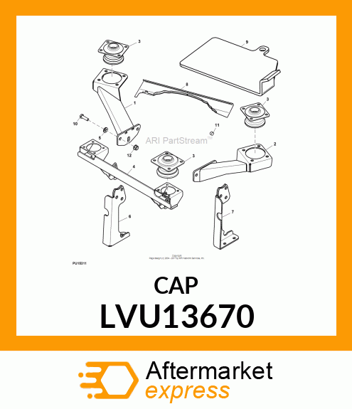 CAP, PLASTIC LVU13670