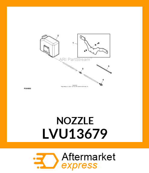 SPRAY NOZZLE LVU13679