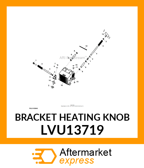 BRACKET HEATING KNOB LVU13719