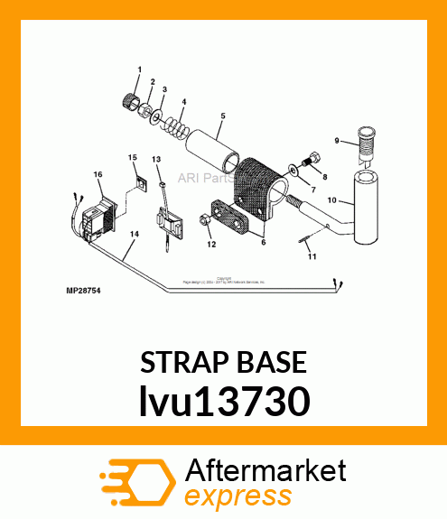 STRAP BASE lvu13730