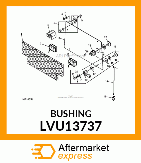 BUSHING LVU13737