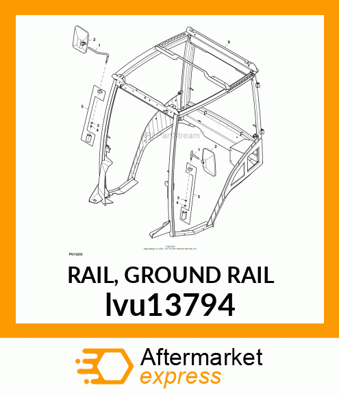 RAIL, GROUND RAIL lvu13794