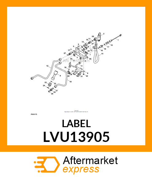 DECAL, POWER BEYOND KIT LVU13905