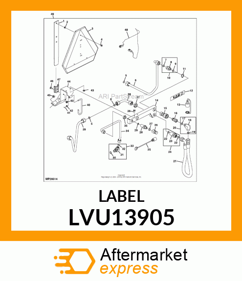 DECAL, POWER BEYOND KIT LVU13905