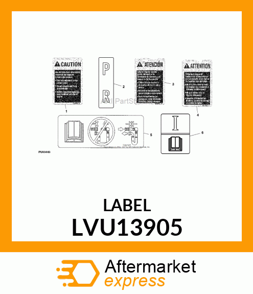 DECAL, POWER BEYOND KIT LVU13905