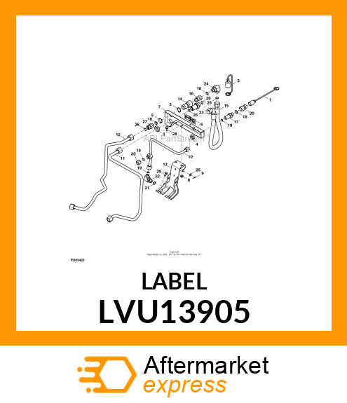 DECAL, POWER BEYOND KIT LVU13905