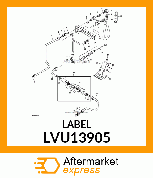 DECAL, POWER BEYOND KIT LVU13905