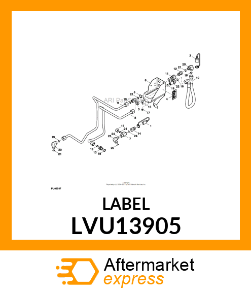 DECAL, POWER BEYOND KIT LVU13905