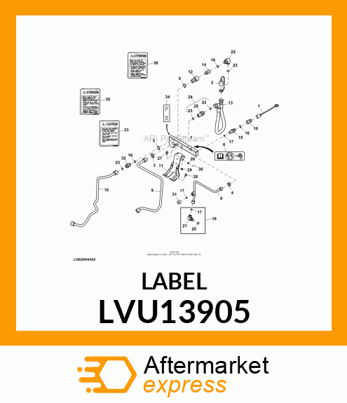 DECAL, POWER BEYOND KIT LVU13905