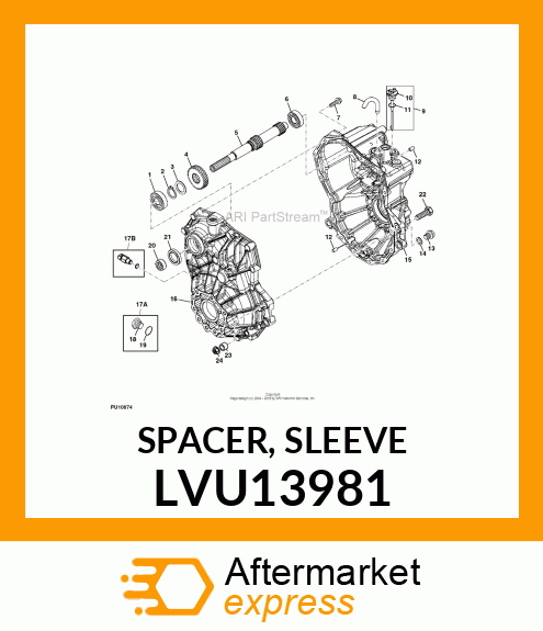 SPACER, SLEEVE LVU13981