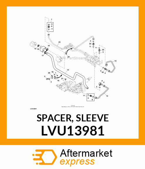 SPACER, SLEEVE LVU13981