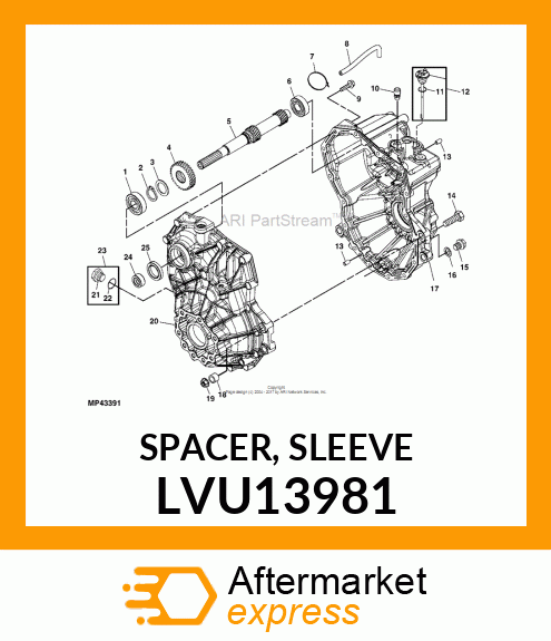 SPACER, SLEEVE LVU13981