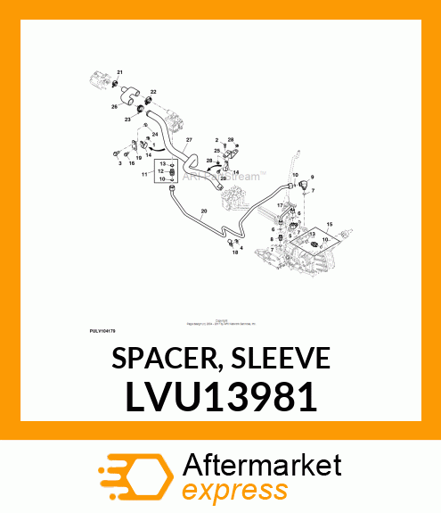 SPACER, SLEEVE LVU13981