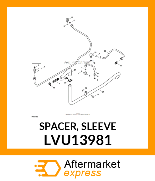 SPACER, SLEEVE LVU13981