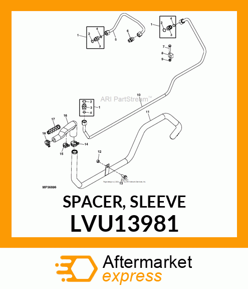 SPACER, SLEEVE LVU13981