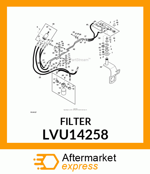 FILTER, SPIN ON CARTRIDGE LVU14258