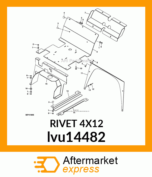 RIVET 4X12 lvu14482