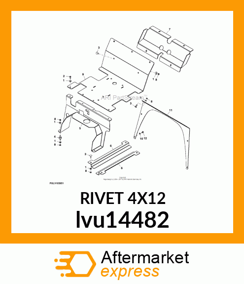 RIVET 4X12 lvu14482