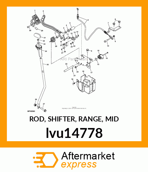 ROD, SHIFTER, RANGE, MID lvu14778