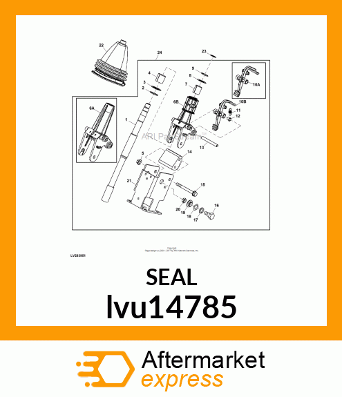 SLEEVE, BUSHING, FLANGED lvu14785