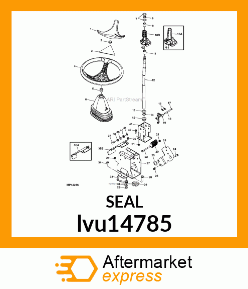 SLEEVE, BUSHING, FLANGED lvu14785