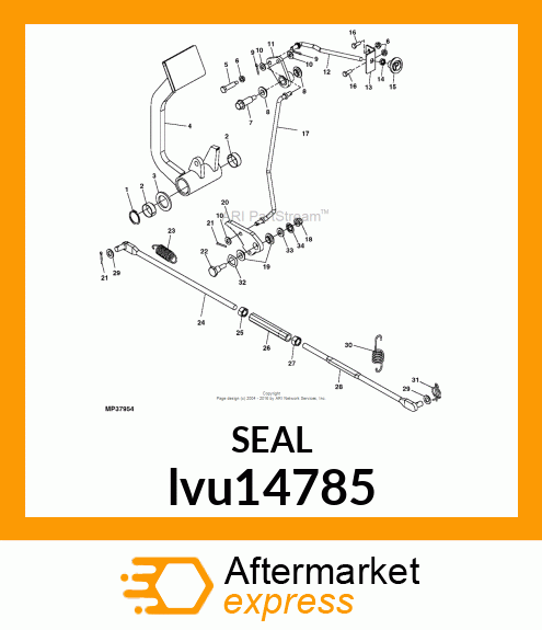 SLEEVE, BUSHING, FLANGED lvu14785