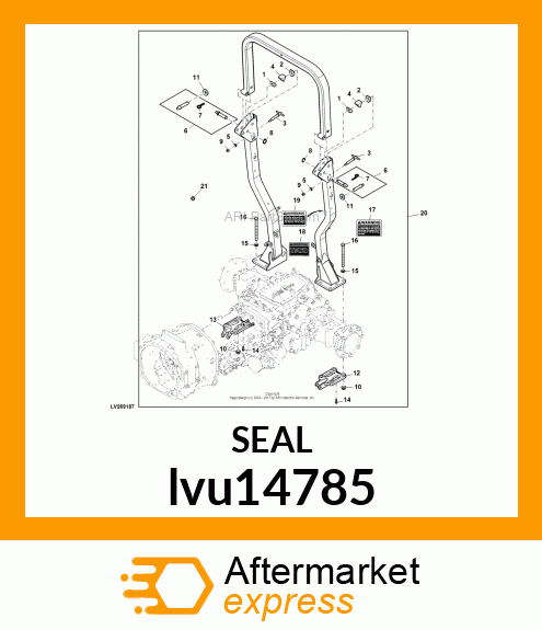 SLEEVE, BUSHING, FLANGED lvu14785