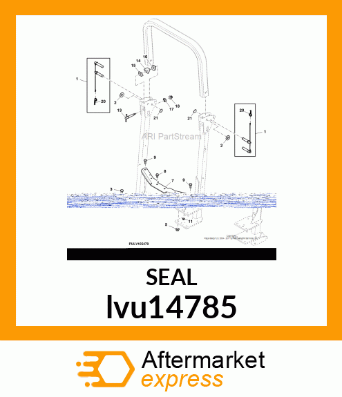 SLEEVE, BUSHING, FLANGED lvu14785