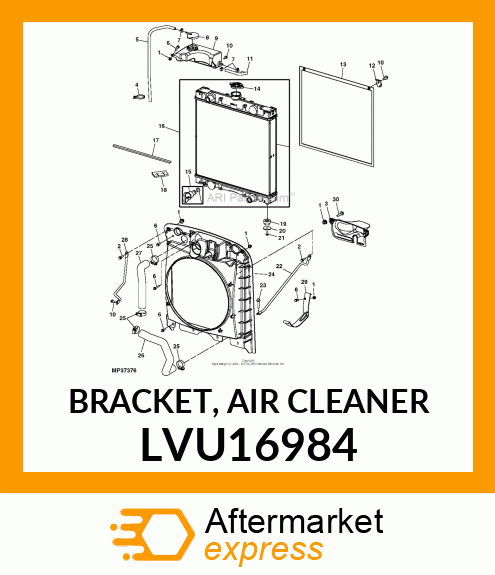 BRACKET, AIR CLEANER LVU16984