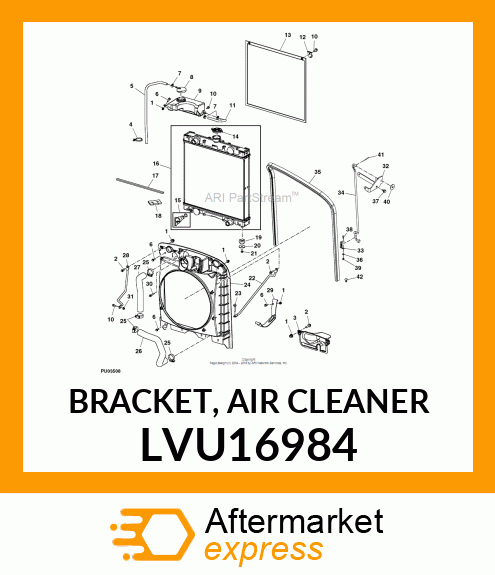 BRACKET, AIR CLEANER LVU16984