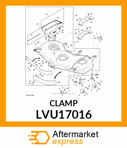 HANDLE, HANDLE, CAM LOCK LVU17016