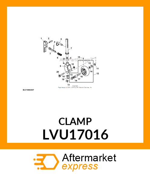 HANDLE, HANDLE, CAM LOCK LVU17016