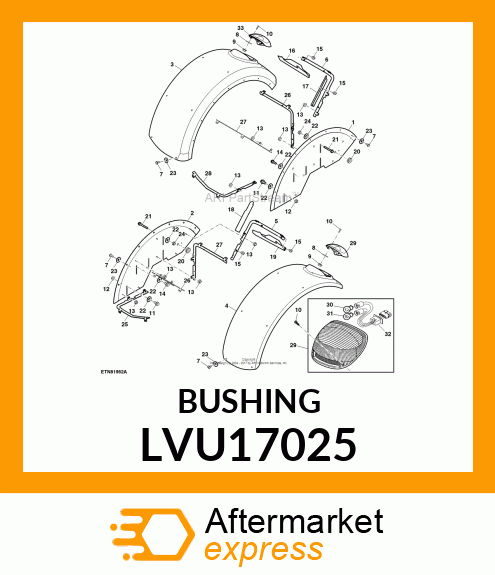 SCREW, BUTTON HEAD, FLANGED TORX LVU17025