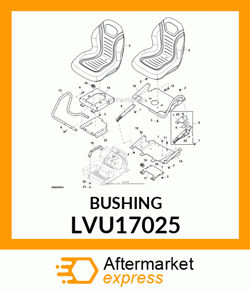 SCREW, BUTTON HEAD, FLANGED TORX LVU17025