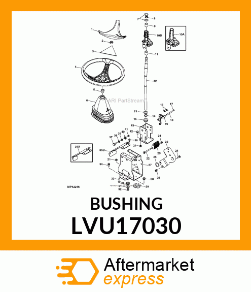 BUSHING, SNAP LVU17030