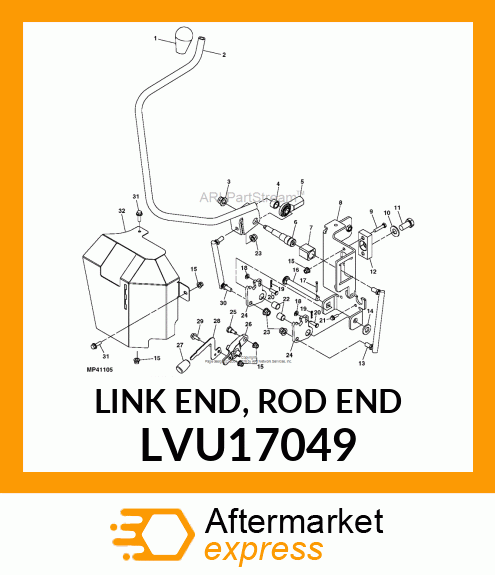 LINK END, ROD END LVU17049