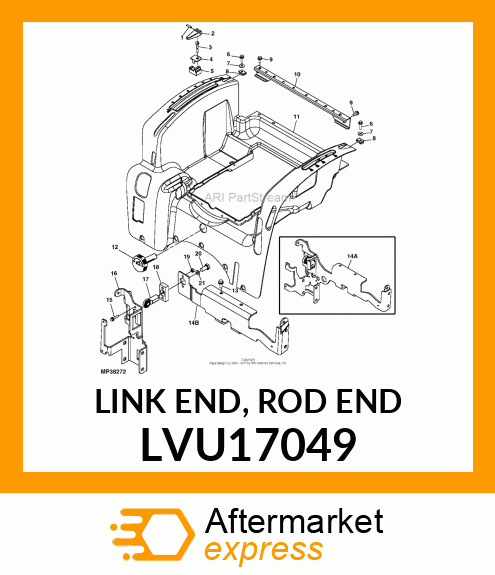 LINK END, ROD END LVU17049