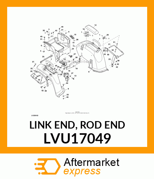 LINK END, ROD END LVU17049