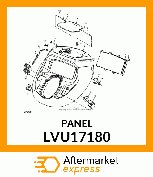 BEZEL, IP 31 LVU17180