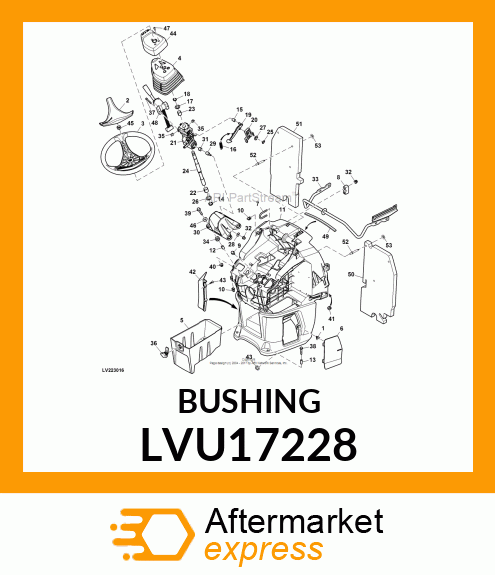 BUSHING, BEARING, 22.22 ID X 25.4 L LVU17228