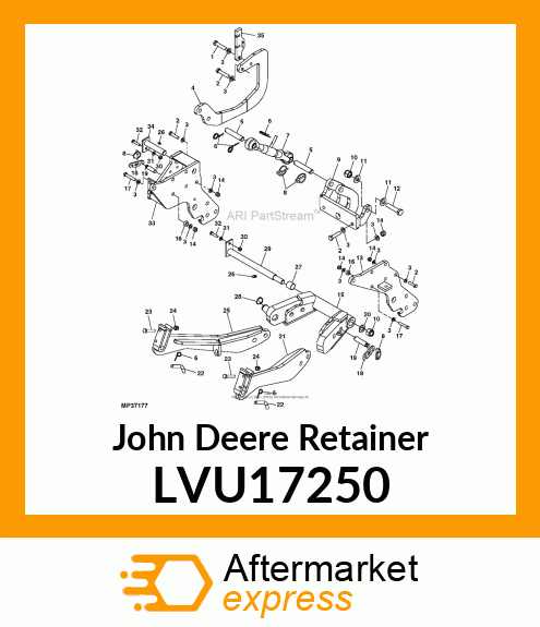 RETAINER, PIN LVU17250