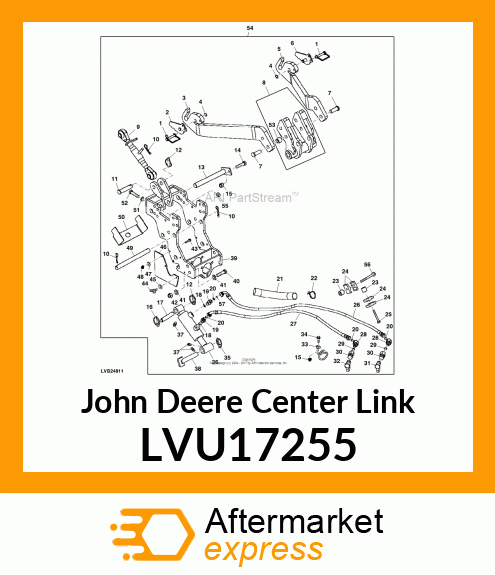 CENTER LINK, CENTER LINK, FRONT HIT LVU17255