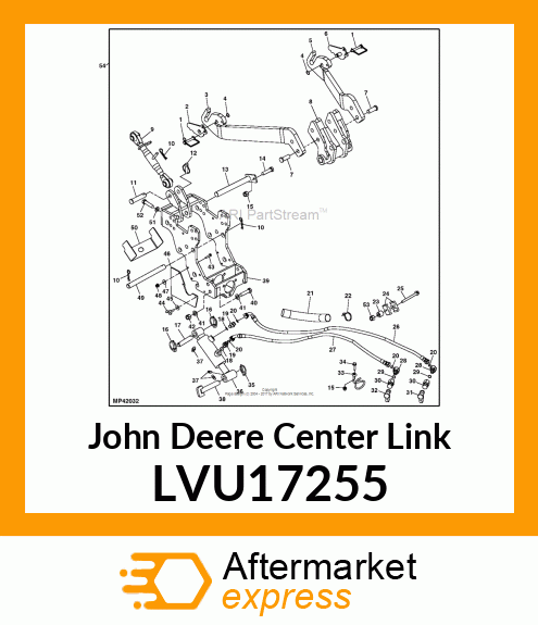 CENTER LINK, CENTER LINK, FRONT HIT LVU17255