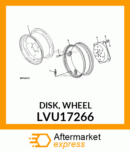 DISK, WHEEL LVU17266