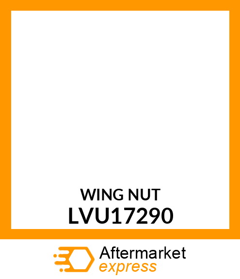 NUT, METRIC FORGED WING, M16 LVU17290