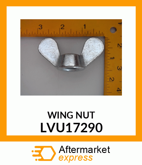 NUT, METRIC FORGED WING, M16 LVU17290