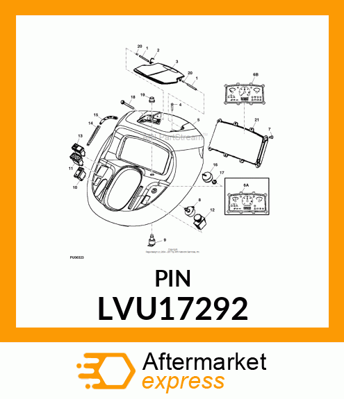 PIN, 4.76 DIA, W/ GROOVE LVU17292