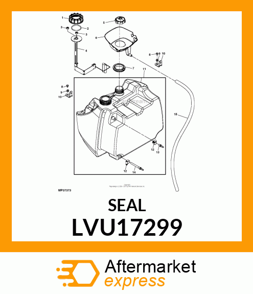 GROMMET, FUEL SPILL TRAY LVU17299