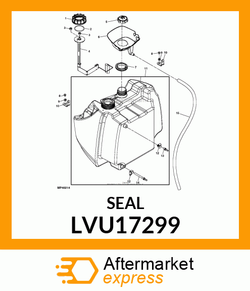 GROMMET, FUEL SPILL TRAY LVU17299