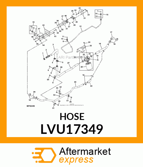 HOSE ,SUCTION LVU17349